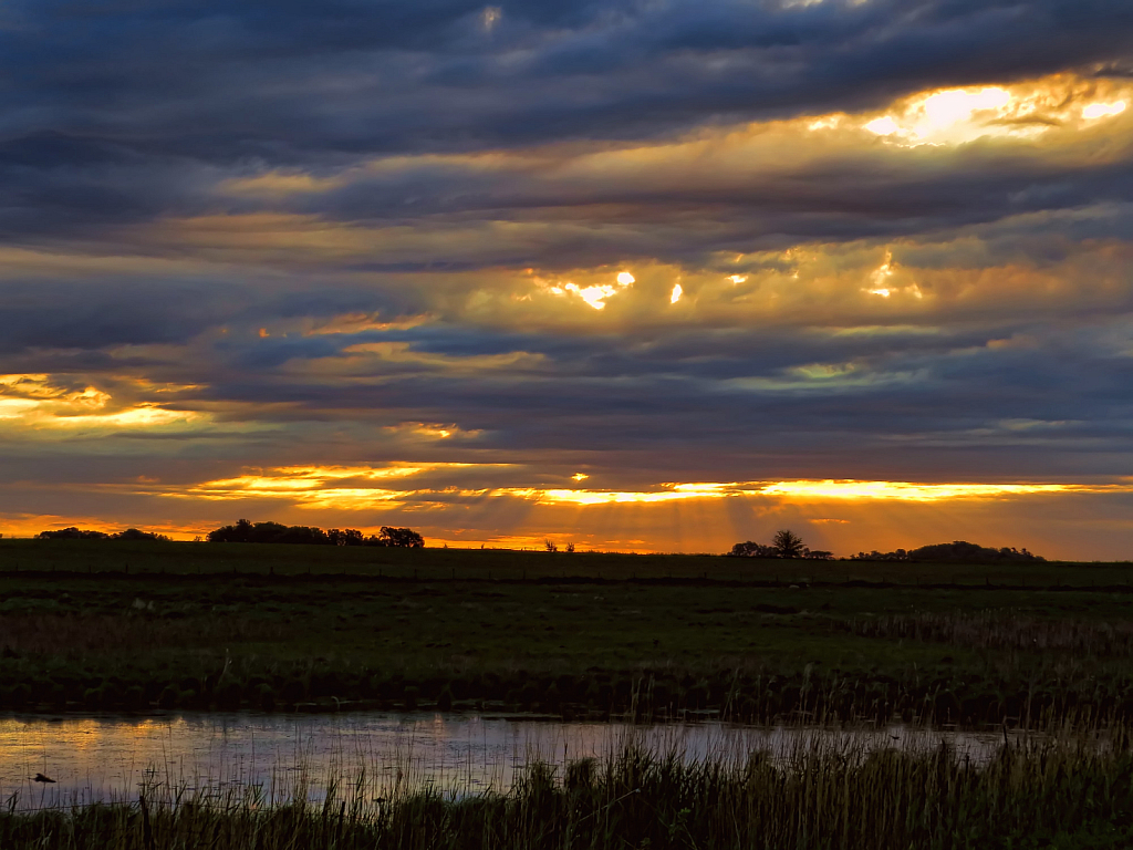 Sunrise Over The Shellrock River