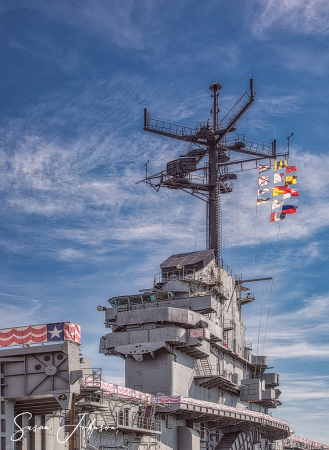 Bridge on the USS Lexington