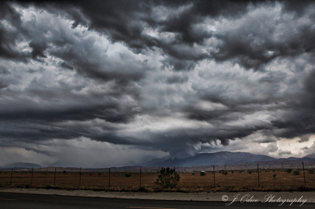 Storm Over The San Gabriels