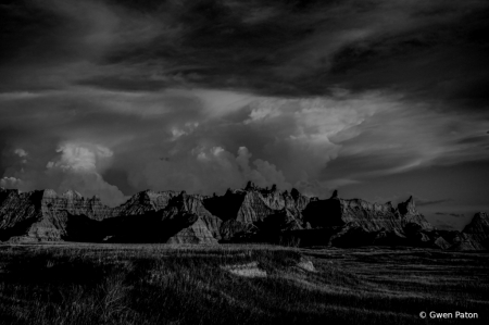 Sunset at the Badlands