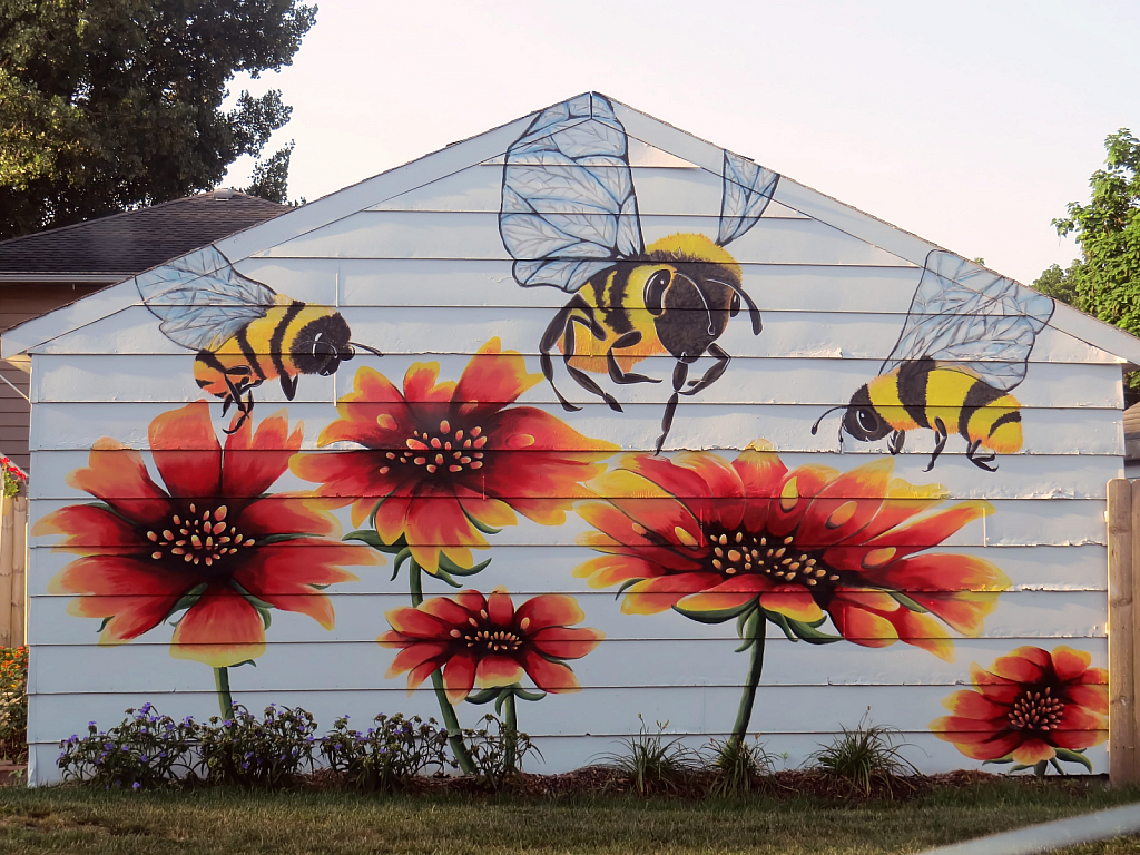 Painted Garage