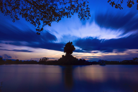 Kyauk Kam Lat Pagoda Evening