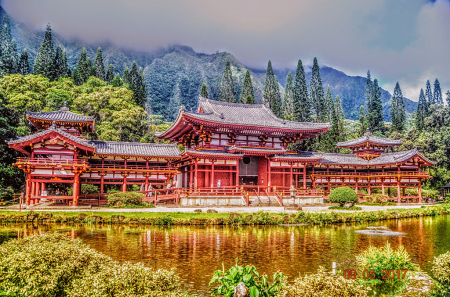 The Byodo-In Temple Oahu. 