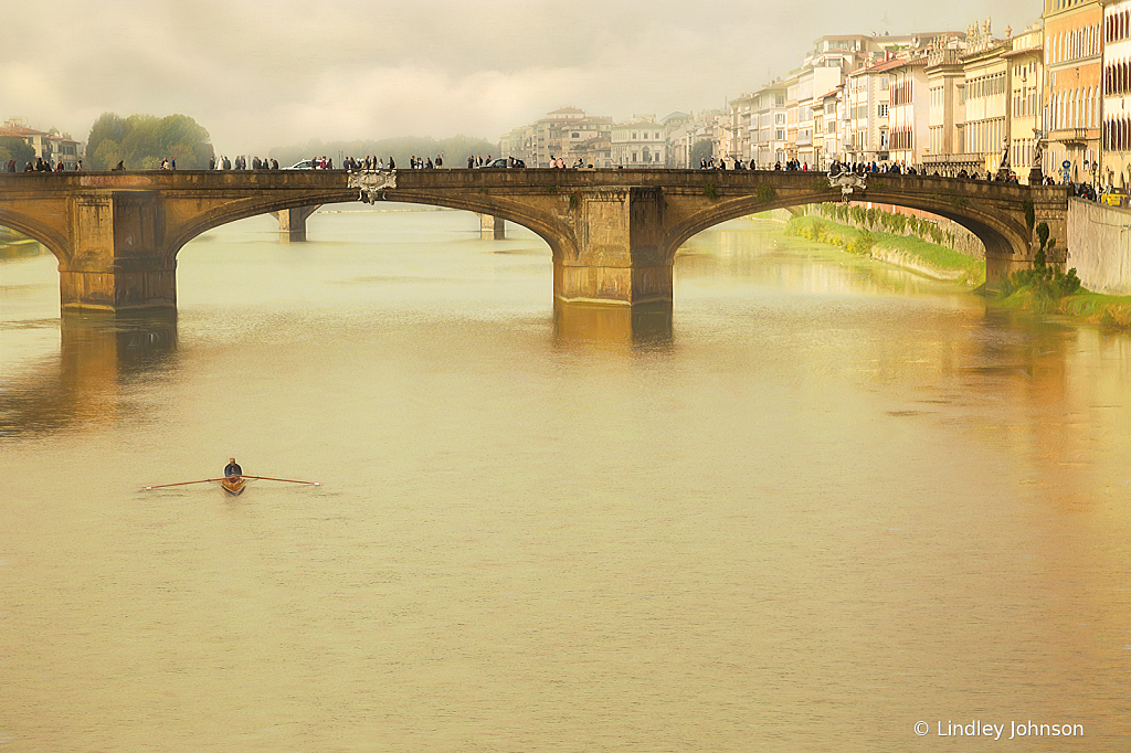 Arno River in Florence, Italy