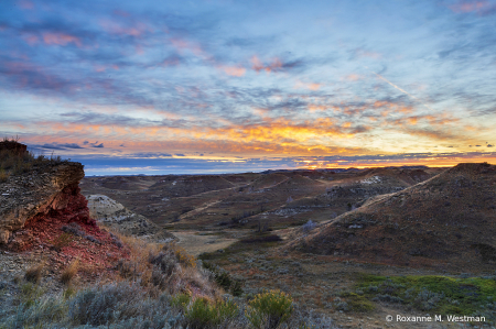 Scoria in the badlands