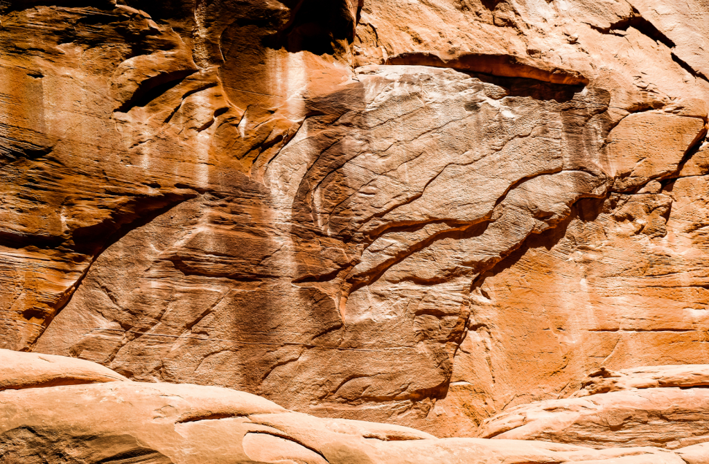 A dog, carved in rock by mother nature 