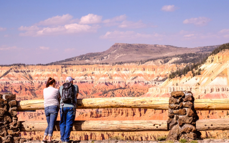 A popular viewpoint, Cedar Breaks 