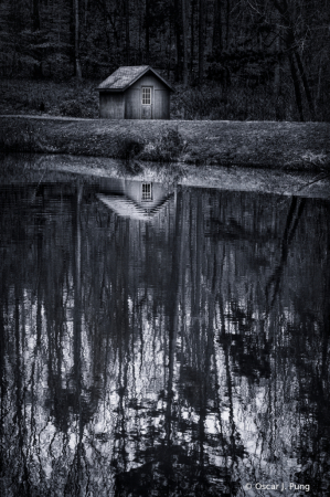 Little Shed by the Earthen Dam