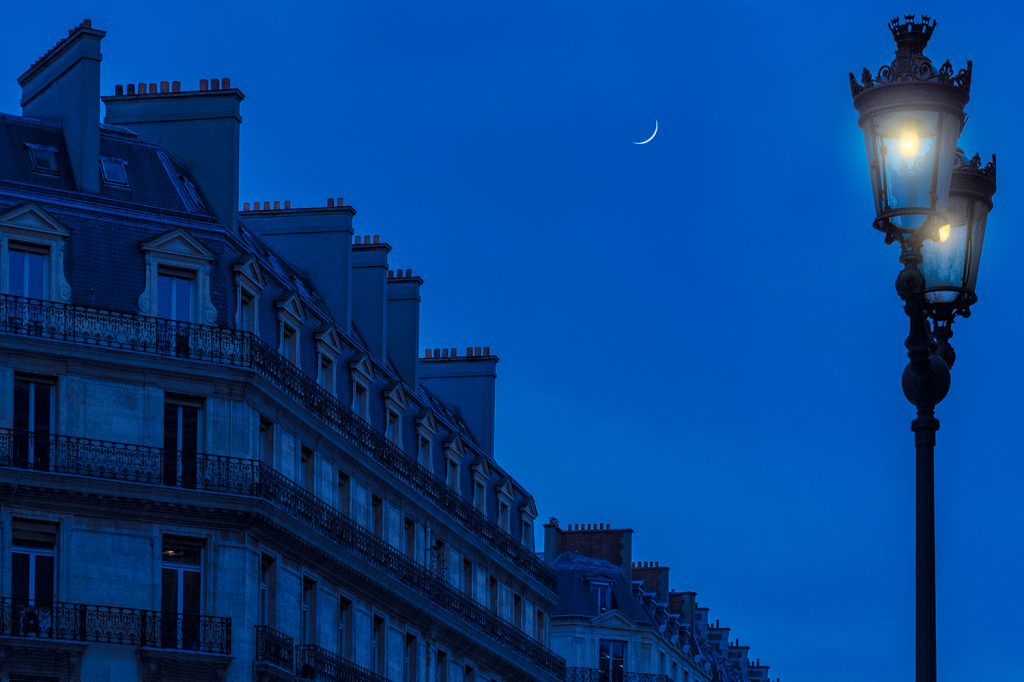 Moon over Paris