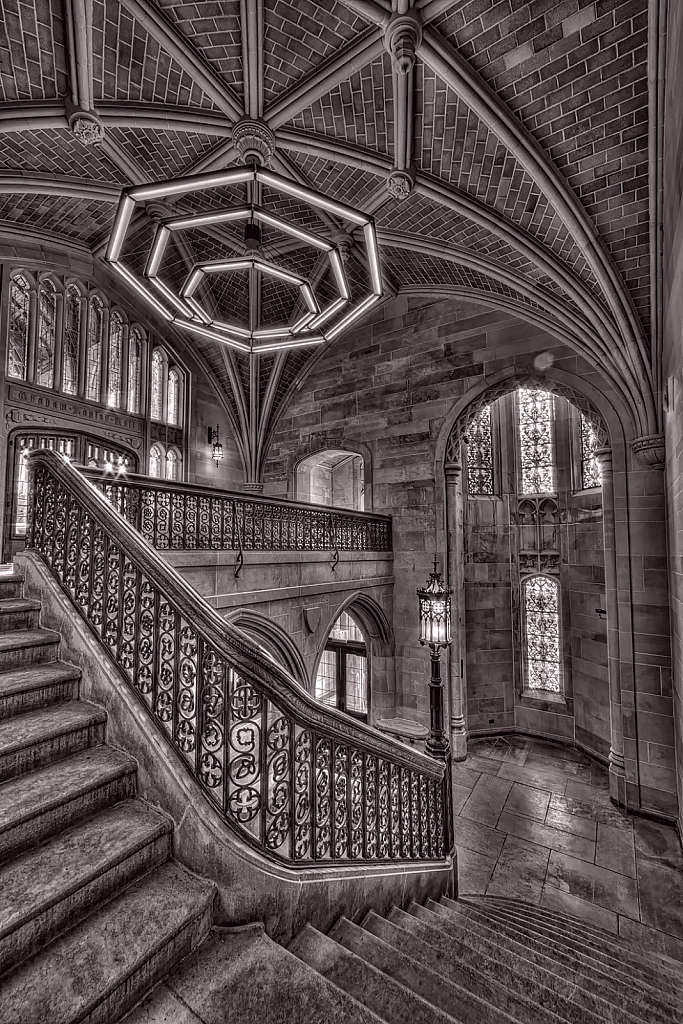 Seminary Stairs at the University of Chicago