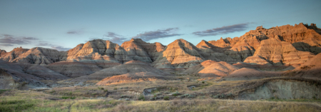 Sunrise in Badlands National Park