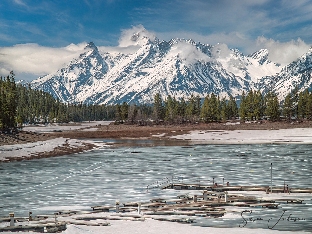 Big Thaw in Coulter Bay, Teton NP