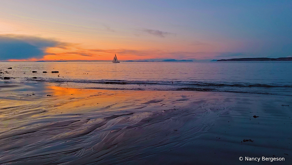 Sailing into the Sunset ~ Salish Sea