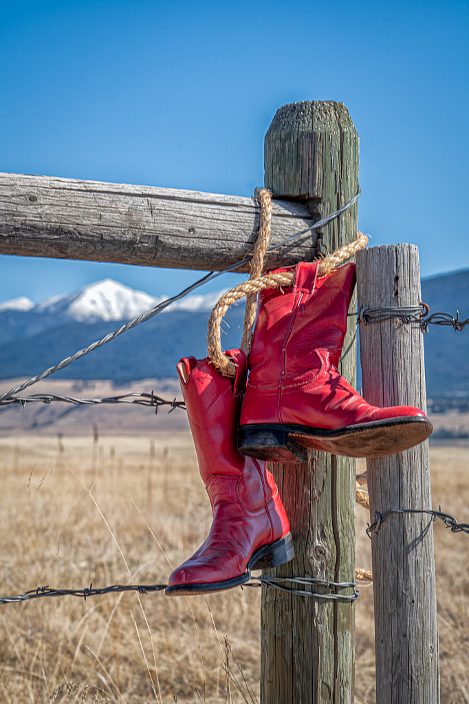 These boots aren't made for walking....