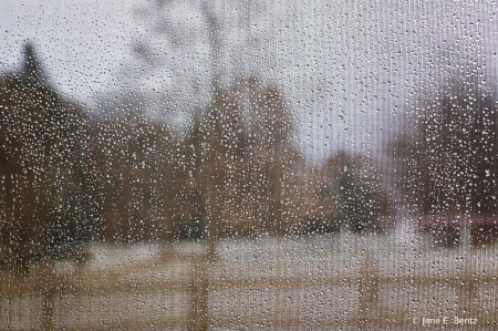 Window Droplets - Day 16 Photo Challenge 2021