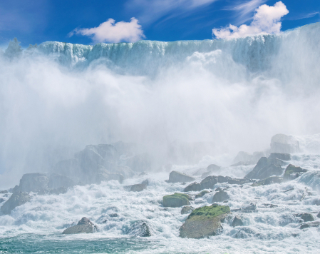 Waterfalls and Mist.