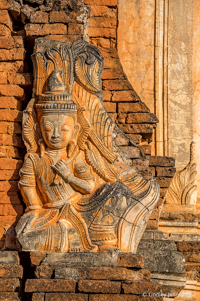 Buddha on an Ancient Temple
