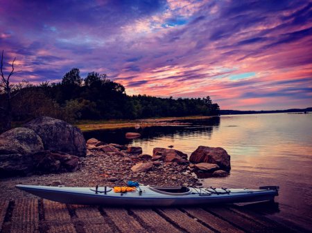 Kayak at Sunset