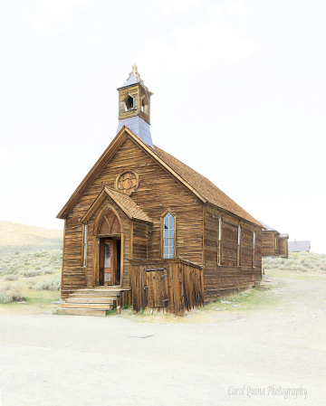 Bodie Church in High Key