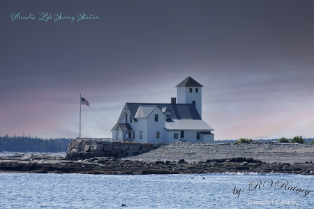 The old life Station at Wood Island...