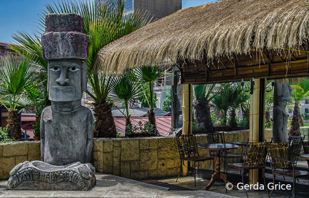 Hotel Patio in Santiago, Chile