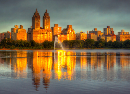 Sunday Morning Light along Central Park West