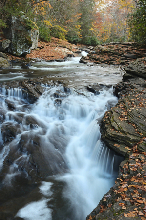 October at Meadow Run Cascades