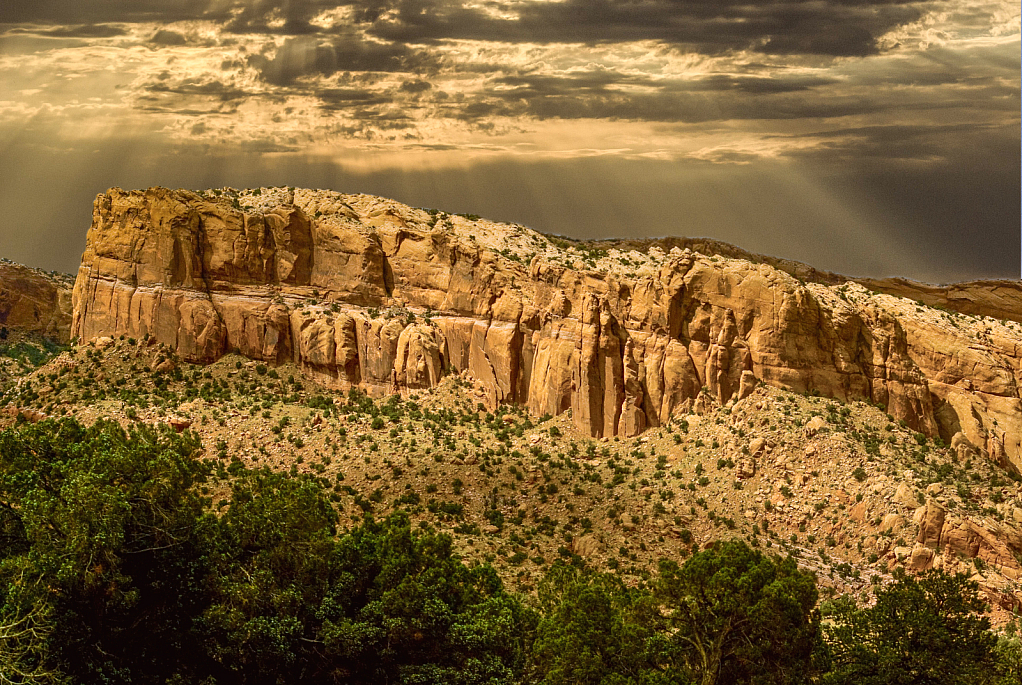 Monument Valley after a storm