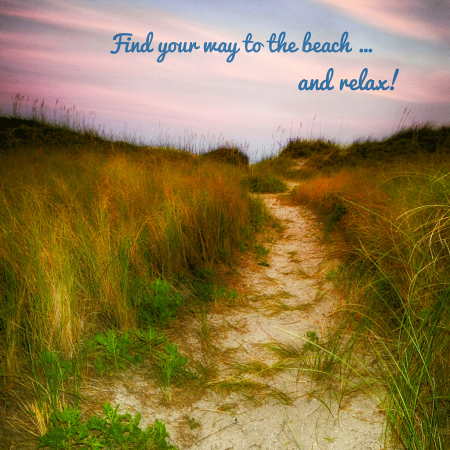 Find your way to the beach…