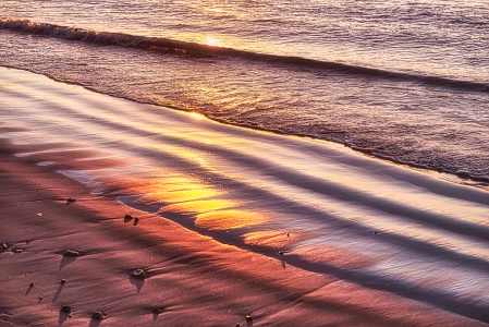 Sunset on the beach