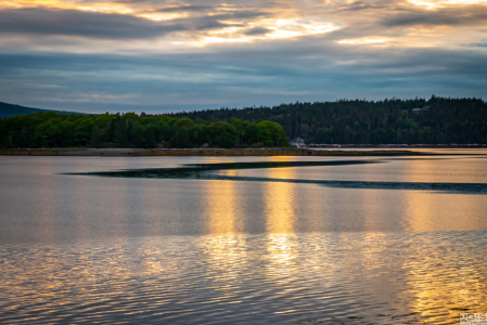 Sunset on the bay