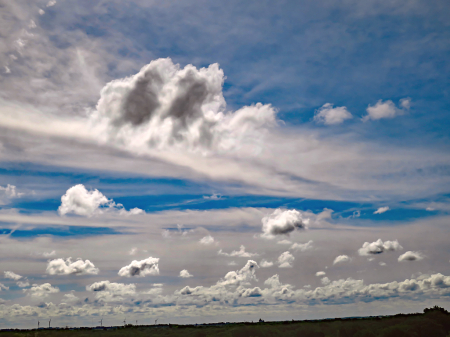 Cloudiness Over Iowa