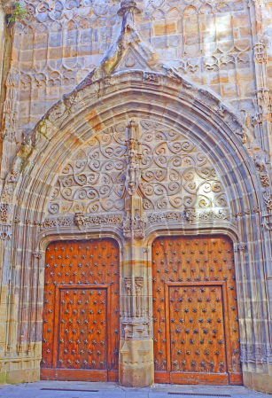 Middle ages Gates in Northern Spain.