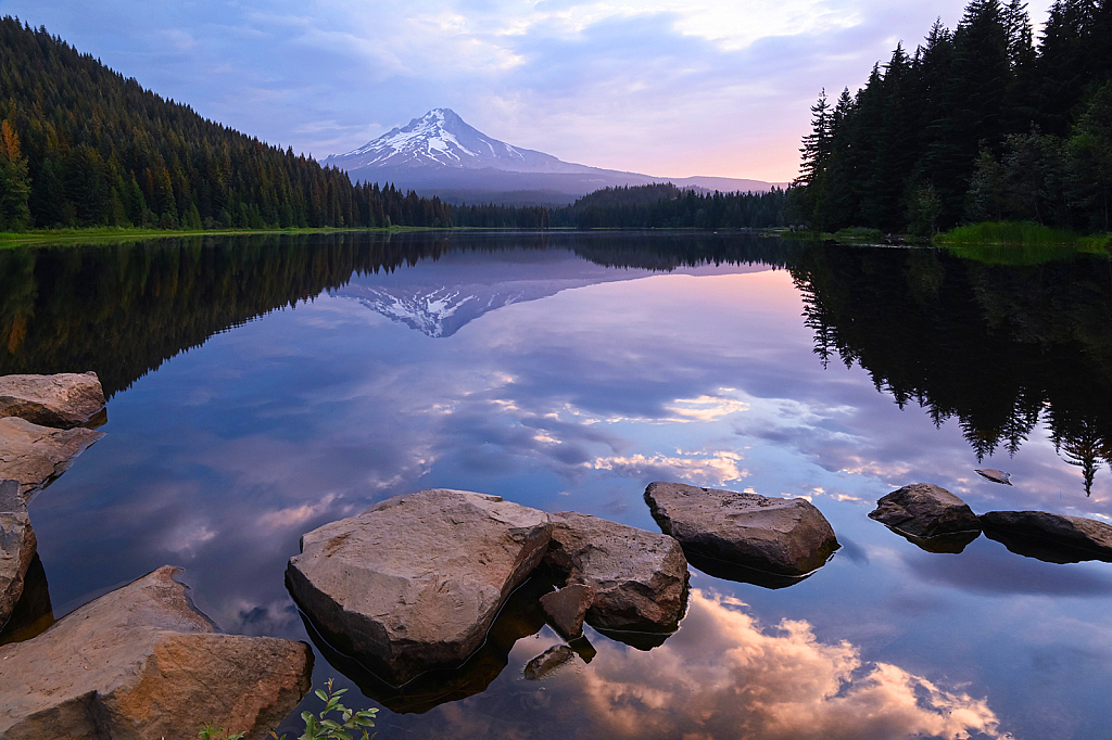 Mount Hood Mirrored