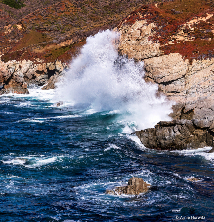 Sea Against Rocks