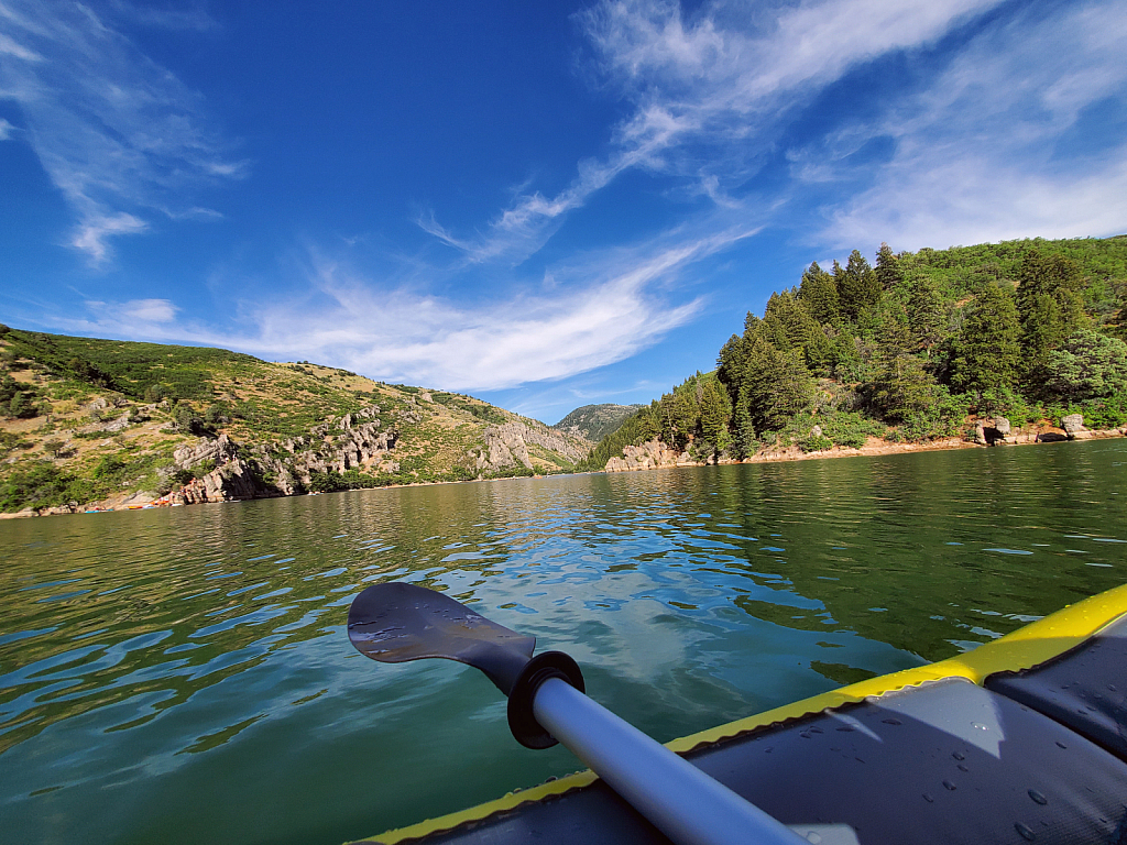 Kayaking Causey Dam