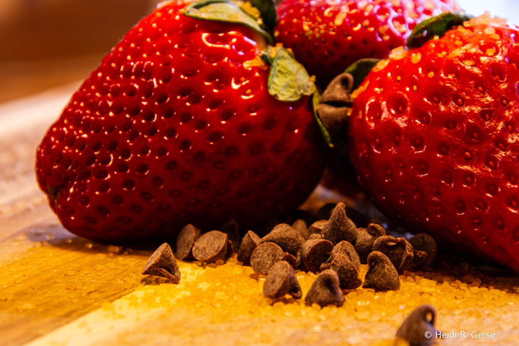 Strawberries With a Bit of Chocolate