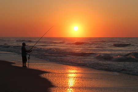 Fishing at Sunrise