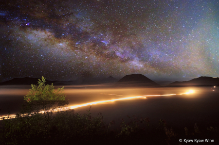 Starry Night at Mt. Bromo