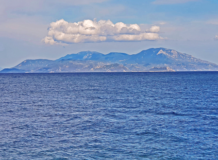 Aegean Blue and Cloud.