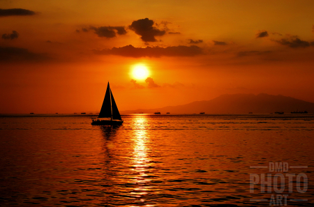 ~ ~ SAILING AT SUNSET ~ ~ 