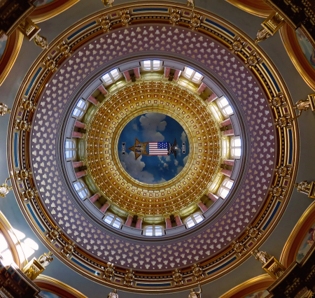 Capitol Dome From Below