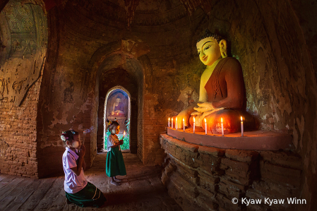 Little Girls from Bagan