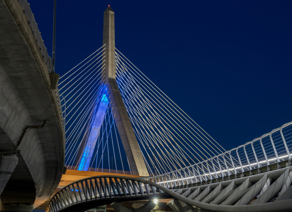 The Curves of the Zakim Bridge