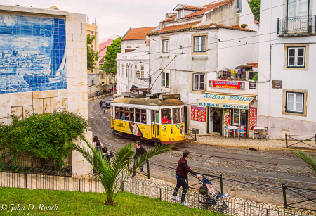 On a Lisbon, Portugal Street