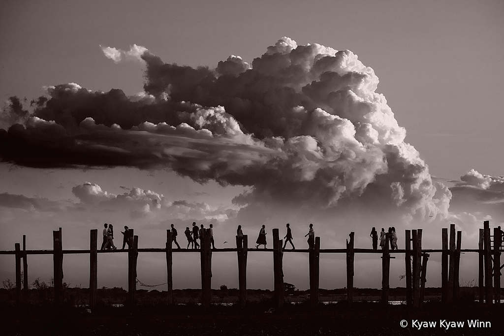 Huge Cloud Over The Bridge