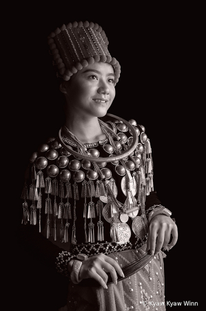 Portrait of Kachin Lady