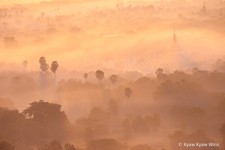 Misty Over Mandalay Hill