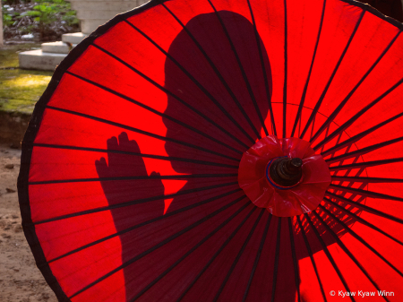 Shadow on Red