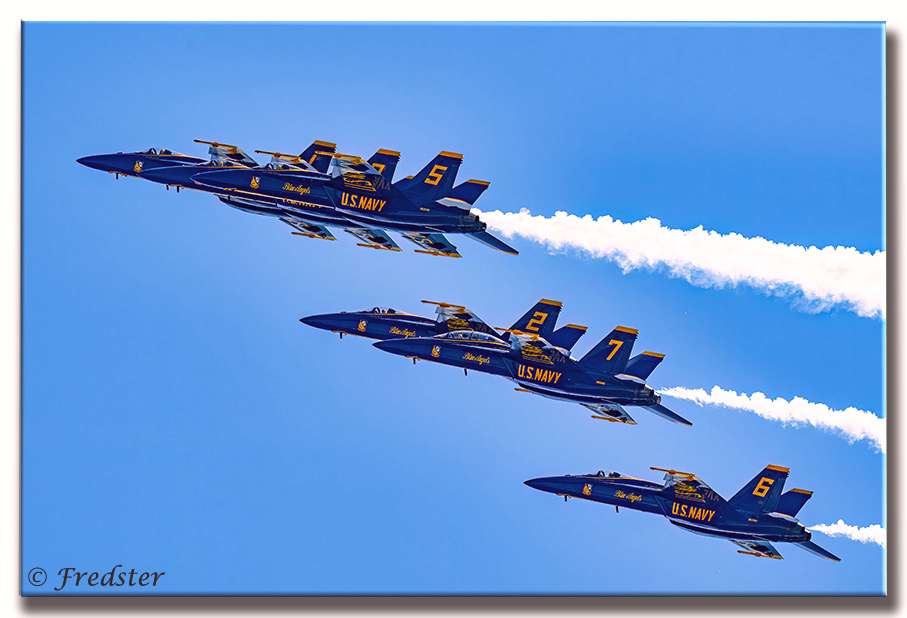Blue Angels In Flight - ID: 16115443 © Frederick A. Franzella